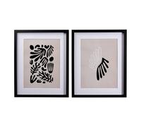 Reflex Abstract Matisse Inspired Design Multicolour Framed Print (H)53Cm X (W)43Cm, Set