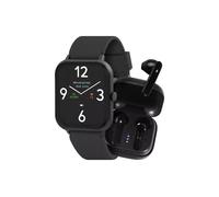 Reflex Active Series 17 Black Strap Smart Watch and True Wireless Sound Earbud Set