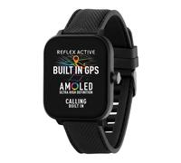 Reflex Active Series 44 Black Silicone Amoled GPS Sports Smart Calling Watch