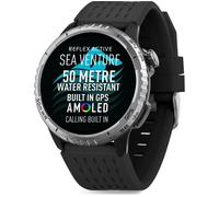 REFLEX ACTIVE Sea Venture Smart Watch - Black, Silicone Strap, Black