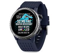 Reflex Active Sea Venture Swim-Safe AMOLED GPS Blue Silicone Strap Smartwatch