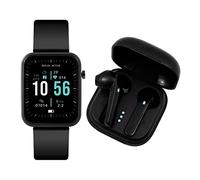 Reflex Active Series 13 Black Smart Watch and True Wireless Sound Earbud Set