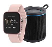 Reflex Active Series 13 Pink Strap Smart Watch Chill Bluetooth Speaker Bundle Gift Set