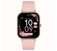Reflex Active Series 23 Rose Gold Plated Pink Strap Fitness Calling Smart Watch