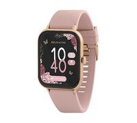 Reflex Active Series 23 Rose Gold Plated Pink Strap Fitness Calling Smart Watch