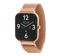 Reflex Active Series 23 Rose Gold Plated Mesh Strap Fitness Calling Smart Watch