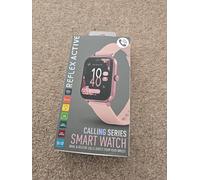Reflex Active Series 23 Rose Gold Plated Pink Strap Fitness Calling Smart Watch