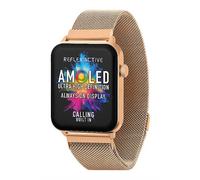 Reflex Active Series 30 Smart Calling AMOLED Watch - Rose Gold Red