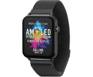 REFLEX ACTIVE Series 30 Smart Watch - Black, Mesh Strap, Black