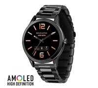 Reflex Active Series 31 Amoled Black Stainless Steel Strap Smart Watch