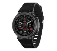 Reflex Active Series 43 Black Silicone Strap Smart Watch