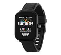Reflex Active Series 44 Black Silicone Amoled GPS Sports Smart Calling Watch