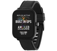 Reflex Active Series 44 RA44-2216 - Unisex - 45 mm - Smartwatch - Quartz with charger - Mineral Glass Black 20 mm