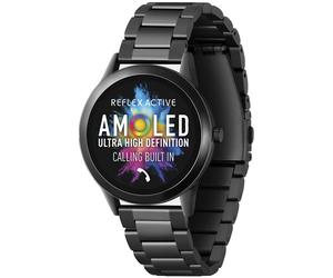 Reflex Active SPECTRA 300 R RA31-4094 - Unisex - 35 mm - Smartwatch - Quartz with charger - Mineral Glass Black 20 mm