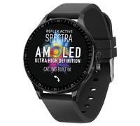 Reflex Active Unisex Spectra 300 R Amoled Black Silicone Strap Bluetooth Smartwatch
