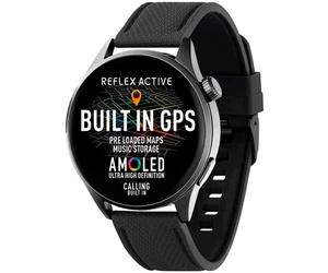 Reflex Active VENTURE R 400 PRO RA45-2218 - Man - 46 mm - Smartwatch - Quartz with charger - Mineral Glass Black 22 mm