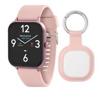 Reflex Active Women's Series 17 1.83" IP67 Waterproof Pink Fitness Calling Smart Watch & ActiveTag Item Finder Gift Set