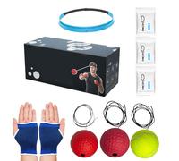Reflex Ball Training Box Reflex Ball Headband Set, Headband Reflex Ball Box Reflex Ball, Head Reflex Ball for Children to Improve Hand-Eye Coordination
