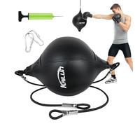 Reflex Boxing Bag, PU Double End Boxing Bag, Lightweight Boxing Speed Bag, Waterproof Boxing Ball Reflex Bag for Various Training Methods Muay Thai Precision Training