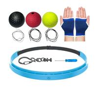 Reflex Boxing Ball - Adjustable Band Reaction Training Game - Headball Boxing Headband - Christmas Stocking Gift for Boys Kids Teens Adults Men Youth Christmas