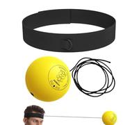 Reflex Boxing Ball - With Breathable Soft Elastic and Fun Headband, Playful Punch Boxing Gym Accessories - Speed and Home Training for Men Women Adults Beginners Fitness MMA