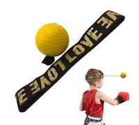 Reflex Boxing Headband - Boxing Ball Set with Adjustable Strap, Coordination Agility Aid, Reaction Speed Trainer, Solo Training Equipment | Compact Boxing Game for