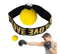 Reflex Boxing Sphere - Forehead Strap Practice Device, Accuracy Drill Aid | Rebound Hit Trainer Equipment, Focus Timing Development Tool, Lightweight Training Supporting Agility Improvement Exercises