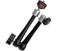 REFLEX CAMERA 11" Articulating Magic Arm 360° Rotation - Camera Monitor Mount with 1/4" & 3/8" Mount Screw, Fully Adjustable - 2KG Load - Friction Arm for LED Lights, DSLR, Monitors & Microphones