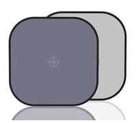 REFLEX CAMERA 24x24" (60x60cm) Foldable Double Sided White Balance 18% Grey Card - Portable Gray Reference Reflector for Photo & Camera Colour Correction - Achieve Accurate White Balance in Every Shot