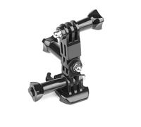 REFLEX CAMERA 3-Way Adjustable Helmet Mount Kit Compatible with Go Pro, D J I, Insta 360 - Chin, Chest, Handlebar Action Camera Mount - Hands-Free Filming for Motorbike, MTB, Cycling, Skiing