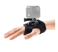 REFLEX CAMERA 360 Degree Rotating Hand Mount Palm Wrist Strap for GoPro Hero 13-3, AKASO, DJI OSMO - Hands-Free, Adjustable POV Camera Holder for Adventure Filming - Secure, Comfortable, Shake-Free