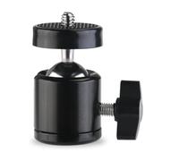 REFLEX CAMERA 360° Swivel Mini Tripod Ball Head with 1/4'' Screw for GoPro, DSLR, Camcorder, LED Light - Adjustable Mount for Photography, Video, Vlogging, Studio, and Outdoor Filming