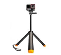 REFLEX CAMERA 4-in-1 Floating Tripod Selfie Stick - Waterproof Telescopic Handle with Lanyard & Action Camera Mount - Compatible with GoPro, DJI Osmo, Insta360 & More