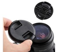 REFLEX CAMERA 58mm Center Pinch Snap-on Lens Cap Cover - Compatible with Canon, Nikon, Sony, Pentax DSLR Camera Lenses - Durable Front Lens Protector Against Dust, Scratches & Sunlight (58mm)