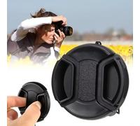 REFLEX CAMERA 67mm Lens Cap - Extra-Strong Spring Center Pinch Snap-On Front Protector with Anti-Loss Rope for DSLR & Mirrorless Lenses - Compatible with Canon, Nikon, Sony, Fujifilm & More (67mm)