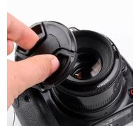 REFLEX CAMERA 72mm Lens Cap - Extra-Strong Spring Center Pinch Snap-On Front Protector with Anti-Loss Rope for DSLR & Mirrorless Lenses - Compatible with Canon, Nikon, Sony, Fujifilm & More (72mm)