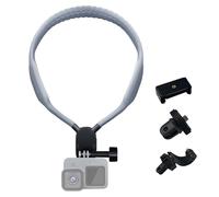 REFLEX CAMERA Action Camera Neck Holder Mount for Mobile Phones, Go Pro 13/12/11/10/9/8/7/6, DJI Osmo Action 5 Pro/4/3, Insta360, Akaso Action Cameras - 180° Rotation, Comfortable Fit & Easy Operation