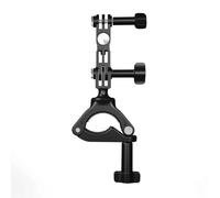 REFLEX CAMERA Adjustable 360° Bicycle Handlebar Mount Clamp for Go Pro, Insta 360, D J I Osmo, Smartphones | Secure Fit for 2-3cm Tubes | Action Camera Bike Mount for Versatile Filming