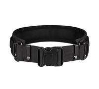 REFLEX CAMERA Adjustable DSLR Waist Belt Strap - Padded Quick-Release Camera Harness with Clip Hook - Hands-Free SLR Support Compatible with Canon Nikon Fujifilm Panasonic Pentax - Black