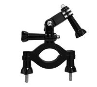 REFLEX CAMERA Bike & Motorcycle Handlebar Mount for GoPro Hero 12-5, DJI Osmo Action - Heavy-Duty 360° Clamp for 1.38-2.5" Bars, Anti-Vibration, Adjustable Action Camera Holder