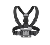 REFLEX CAMERA Chest Harness Strap for GoPro Hero 13-3 DJI Osmo Insta360 - Adjustable Action Camera Mount for Sports Cycling Hiking Climbing Hands-Free POV Filming - Black