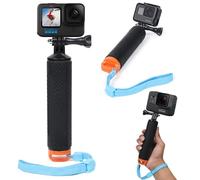 REFLEX CAMERA Floating Hand Grip for GoPro Hero, DJI Osmo, Insta360, Waterproof Non-Slip Buoyant Handle Mount with Wrist Strap, Stabilizer Pole for Underwater Diving, Snorkeling Surfing & Water Sports