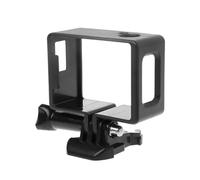 REFLEX CAMERA Housing Frame Mount for SJCAM SJ4000 | Protective Cage Bracket with Base & Screw | Lightweight ABS Case Holder for Action Sports Camera | Easy Access & Secure Fit