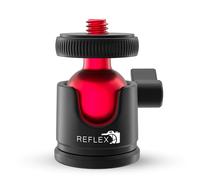REFLEX CAMERA Mini Tripod Ball Head - 360° rotation, 2kg load, 1/4" screw, Aluminium, Tripod Ball Head for DSLR Cameras, SmartPhones & Monitors Compatible with Tripod/Monopod