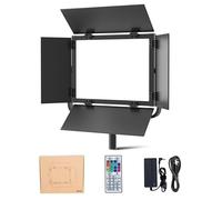 REFLEX CAMERA Professional 3200-5600k LED RGB Studio Light Panel, Adjustable, inc. 4 Leaf Baffle, HD Digital Screen, Intelligent Remote Control, Perfect for Photography Lighting/Video Shoots