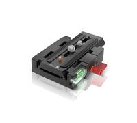 REFLEX CAMERA Professional Quick Release Plate for Manfrotto 501/500Ah/701HDV/503HDV/Q5 Heads, 15kg Load Capacity, 1/4" & 3/8" Screws, Bubble Level, Ideal QR Plate for Camera/Tripod/Monopod Stability