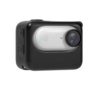 REFLEX CAMERA Silicone Protective Case for Insta360 GO 3 - Soft Dustproof Scratch-Resistant Cover for Action Camera, Lightweight Shockproof Durable Accessory (Black)