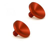 REFLEX CAMERA Soft Release Shutter Button - CONCAVE 2-Pack - Pure Copper, Enamel 11mm - Anti-Slip, Threaded Mount - Compatible with Sony Fujifilm Nikon Canon DSLR/Mirrorless Cameras (Red)