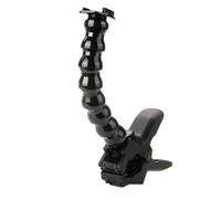 Reflex Camera Sports Camera Gooseneck Clamp Mount | Flexible Jaws Flex Neck Holder copatible with Go Pro Hero, DJI Osmo, Insta 360, Adjustable Mount for Action Filming & Creative Angles