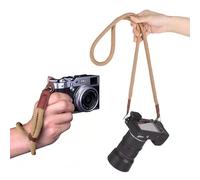 Reflex Camera Universal Camera Neck/Shoulder Strap 40" & Hand Wrist Strap 9" for DSLR/Mirrorless Cameras Premium Soft Cotton/Nylon Rope with Microfibre Leather Finish for Canon, Olympus, Sony & More